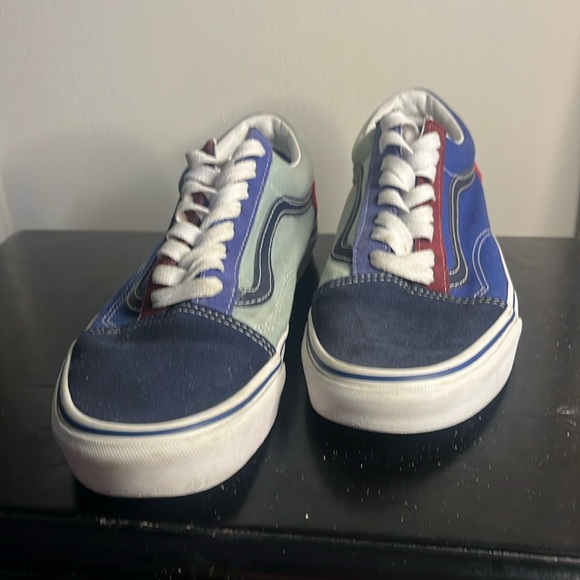 Vans Old Skool mix and match sneakers suede and canvas size 8 men’s women’s 9.5 - Picture 1 of 6